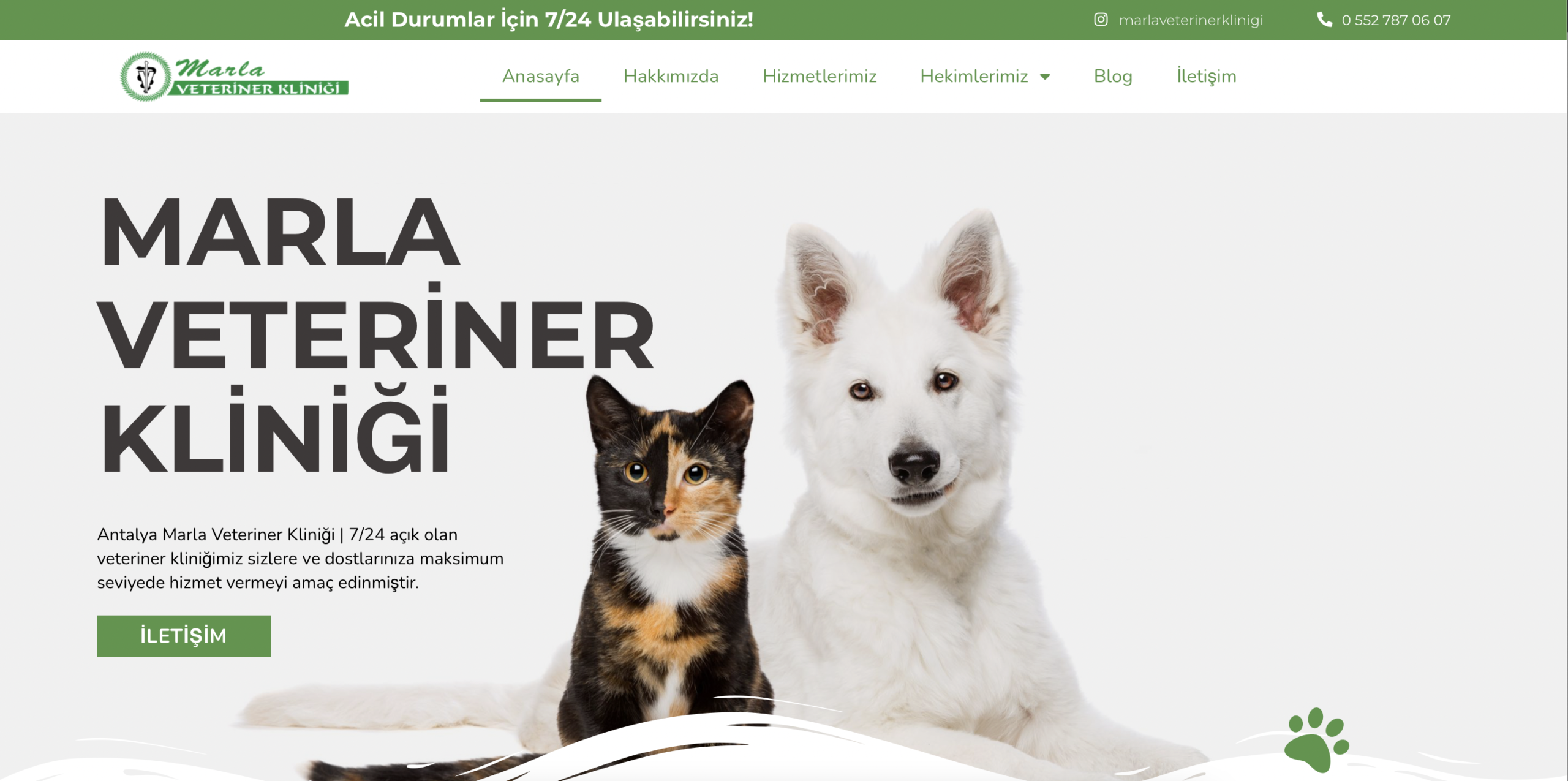 marla-veteriner-klinigi-web-site-tasarimi